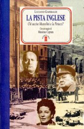 book La pista inglese. Chi uccise Mussolini e la Petacci?