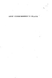 book Asif Currimbhoy's Plays