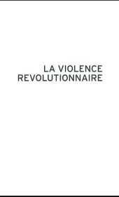 book La violence révolutionnaire