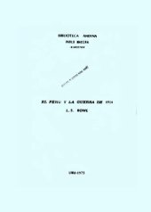 book El Peru y la guerra de 1914