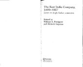 book The East India Company, 1600–1857