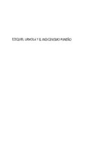 book Ezequiel Urviola y el indigenismo puneño : Tormenta altiplánica, Rumi Maqui y la Rebelión de Huancané