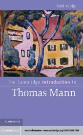 book The Cambridge Introduction to Thomas Mann