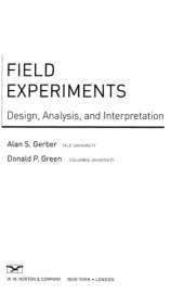 book Field Experiments: Design, Analysis, and Interpretation