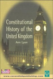 book Constitutional History of the UK