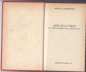 book ¿Qué es la vida? : el aspecto físico de la célula