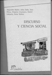 book Discurso y Ciencia Social (Temas Bancarios y de Comercio Exterior) (Spanish Edition)