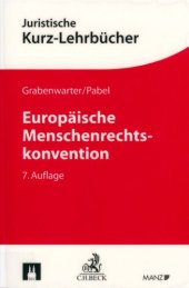 book Europäische Menschenrechtskonvention (EMRK)