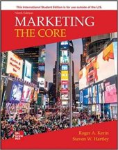 book Marketing: The Core 9TH Edition (International Edition)