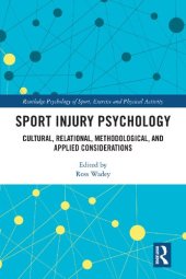 book Sport Injury Psychology: Cultural, Relational, Methodological, and Applied Considerations