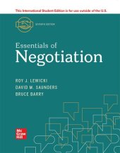 book ISE Essentials of Negotiation