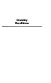 book Educating Republicans: The College in the Era of the American Revolution, 1750-1800