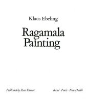 book Ragamala Painting