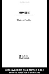 book Mimesis (The New Critical Idiom)