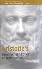 book Aristotle’s Nicomachean Ethics: An Introduction