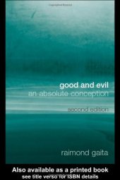 book Good and Evil: An Absolute Conception