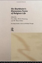 book On Durkheim's Elementary Forms of Religious Life