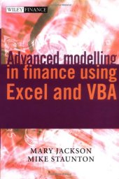 book Advanced modelling in finance using Excel and VBA