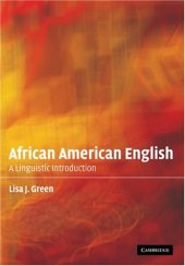 book African American English: A Linguistic Introduction