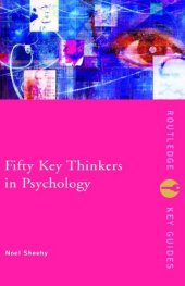 book Fifty Key Thinkers in Psychology (Routledge Key Guides)