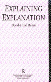 book Explaining Explanation