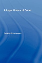 book A Legal History of Rome