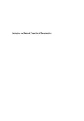 book Mechanical and Dynamic Properties of Biocomposites