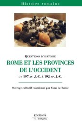 book Rome et les provinces de l'Occident de 197 av. J.C à 192 ap. J.C