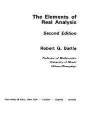 book The Elements of Real Analysis, Second Edition