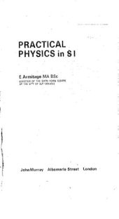 book Practical Physics: In S.I.Units