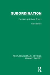 book Subordination: Feminism and Social Theory