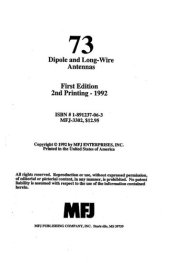 book 73 DIPOLE AND LONG-WIRE ANTENNAS