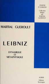 book Leibniz - dynamique et métaphysique (; suivi d'une note sur le principe de la moindre action chez Maupertius)