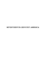 book Seventeenth-Century America: Essays in Colonial History