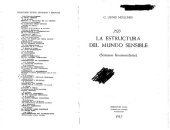 book La estructura del mundo sensible