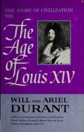 book The Story Of Civilization - Part 8 - The Age Of Louis XIV