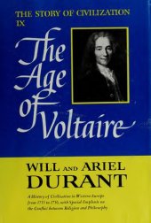 book The Story Of Civilization - Part 9 - The Age Of Voltaire