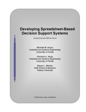 book Developing SpreadSheet-Based Decision Support Systems Using Excel and VBA for Excel