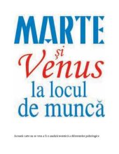 book Marte si Venus la locul de munca