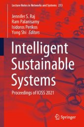 book Intelligent Sustainable Systems: Proceedings of ICISS 2021 (Lecture Notes in Networks and Systems, 213)