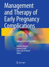 book Management and therapy of early pregnancy complications : first and second trimesters