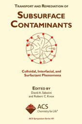 book Transport and Remediation of Subsurface Contaminants