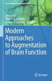 book Modern Approaches to Augmentation of Brain Function