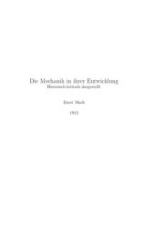 book Die Mechanik in ihrer Entwickelung - Bernd Paysan