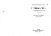 book Tiddim Chin: A descriptive analysis of two texts