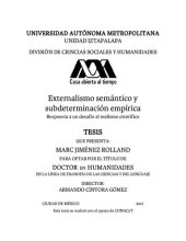 book Externalismo semántico y subdeterminación empírica. Respuesta a un desafío al realismo científico