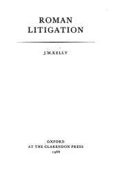 book Roman Litigation