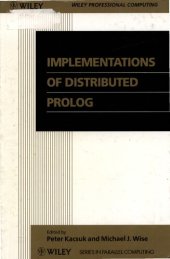 book Implementations of Distributed Prolog