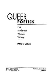 book Queer Poetics: Five modernist women writers