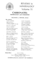 book Carbonates Mineralogy and Geochemistry